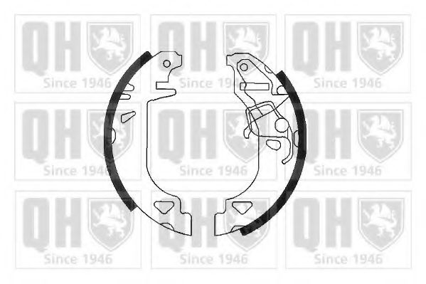 QUINTON HAZELL BS889 Тормозные колодоки для FIAT BRAVA (Фиат Брава) QUINTON HAZELL BS889 Тормозные колодоки для FIAT BRAVA (Фиат Брава)