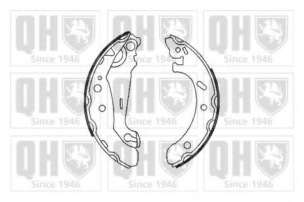 QUINTON HAZELL BS934 Тормозные колодоки для FORD FIESTA (Форд Фиэста) QUINTON HAZELL BS934 Тормозные колодоки для FORD FIESTA (Форд Фиэста)