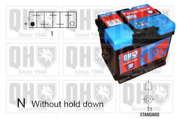 QUINTON HAZELL QBT004R3 Стартерная аккумуляторная батарея для KIA CLARUS (Киа Кларус) QUINTON HAZELL QBT004R3 Стартерная аккумуляторная батарея для KIA CLARUS (Киа Кларус)