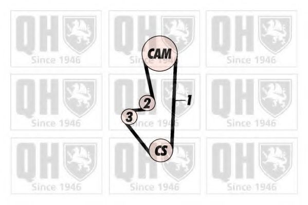 QUINTON HAZELL QTB136 Ремень ГРМ для MAZDA (Мазда) QUINTON HAZELL QTB136 Ремень ГРМ для MAZDA (Мазда)