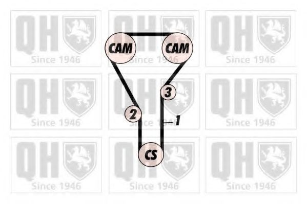 QUINTON HAZELL QBK401 Комплект ремня ГРМ для MAZDA (Мазда) QUINTON HAZELL QBK401 Комплект ремня ГРМ для MAZDA (Мазда)