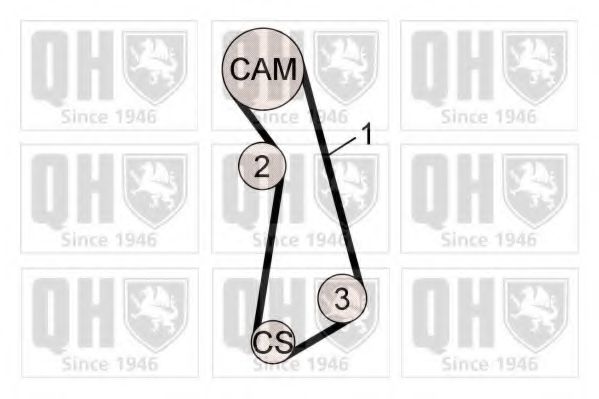 QUINTON HAZELL QBK268 Комплект ремня ГРМ для VOLKSWAGEN JETTA I (Фольксваген Жэтта и) QUINTON HAZELL QBK268 Комплект ремня ГРМ для VOLKSWAGEN JETTA I (Фольксваген Жэтта и)