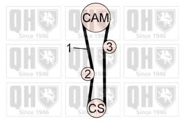 QUINTON HAZELL QBK655 Комплект ремня ГРМ для KIA CERATO (Киа Cэрато) QUINTON HAZELL QBK655 Комплект ремня ГРМ для KIA CERATO (Киа Cэрато)