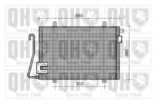 QUINTON HAZELL QCN28 Конденсатор, кондиционер для RENAULT LUTECIA II (Рено Лутэcиа 2) QUINTON HAZELL QCN28 Конденсатор, кондиционер для RENAULT LUTECIA II (Рено Лутэcиа 2)