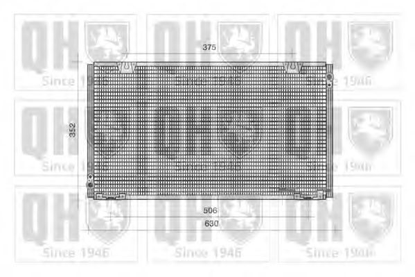 QUINTON HAZELL QCN341 Конденсатор, кондиционер для TOYOTA CELICA (Тойота/тоета Cэлиcа) QUINTON HAZELL QCN341 Конденсатор, кондиционер для TOYOTA CELICA (Тойота/тоета Cэлиcа)
