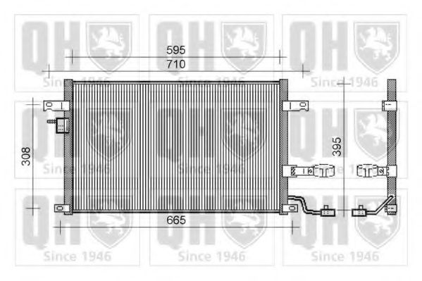 QUINTON HAZELL QCN420 Конденсатор, кондиционер для DAEWOO LACETTI (Дэу Лачетти) QUINTON HAZELL QCN420 Конденсатор, кондиционер для DAEWOO LACETTI (Дэу Лачетти)