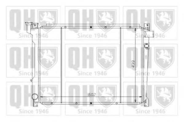QUINTON HAZELL QER1213 Радиатор, охлаждение двигателя для NISSAN (Ниссан) QUINTON HAZELL QER1213 Радиатор, охлаждение двигателя для NISSAN (Ниссан)