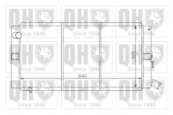 QUINTON HAZELL QER1286 Радиатор, охлаждение двигателя для PEUGEOT 305 II (Пежо 305 2) QUINTON HAZELL QER1286 Радиатор, охлаждение двигателя для PEUGEOT 305 II (Пежо 305 2)