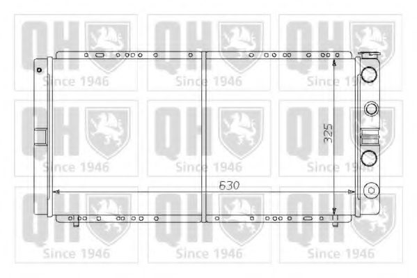 QUINTON HAZELL QER1311 Радиатор, охлаждение двигателя для RENAULT ESPACE (Рено Эспаcэ) QUINTON HAZELL QER1311 Радиатор, охлаждение двигателя для RENAULT ESPACE (Рено Эспаcэ)