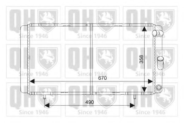 QUINTON HAZELL QER1322 Радиатор, охлаждение двигателя для RENAULT ESPACE (Рено Эспаcэ) QUINTON HAZELL QER1322 Радиатор, охлаждение двигателя для RENAULT ESPACE (Рено Эспаcэ)