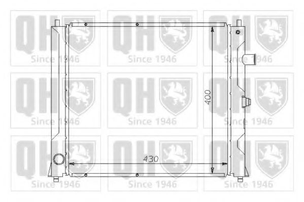 QUINTON HAZELL QER1367 Радиатор, охлаждение двигателя для ROVER 400 (Ровер 400) QUINTON HAZELL QER1367 Радиатор, охлаждение двигателя для ROVER 400 (Ровер 400)