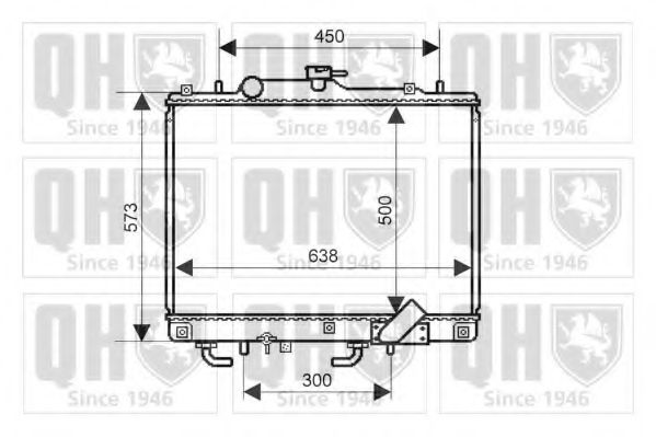 QUINTON HAZELL QER2256 Радиатор, охлаждение двигателя для MITSUBISHI CHALLENGER (Митсубиши/митсубиси Чаллэнгэр) QUINTON HAZELL QER2256 Радиатор, охлаждение двигателя для MITSUBISHI CHALLENGER (Митсубиши/митсубиси Чаллэнгэр)