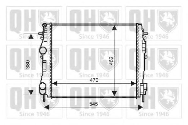 QUINTON HAZELL QER2293 Радиатор, охлаждение двигателя для NISSAN KUBISTAR (Ниссан Кубистар) QUINTON HAZELL QER2293 Радиатор, охлаждение двигателя для NISSAN KUBISTAR (Ниссан Кубистар)