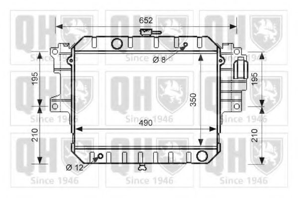 QUINTON HAZELL QER2550 Радиатор, охлаждение двигателя для DAIHATSU FEROZA HARD TOP (Дайхатсу Фэроза хард топ) QUINTON HAZELL QER2550 Радиатор, охлаждение двигателя для DAIHATSU FEROZA HARD TOP (Дайхатсу Фэроза хард топ)
