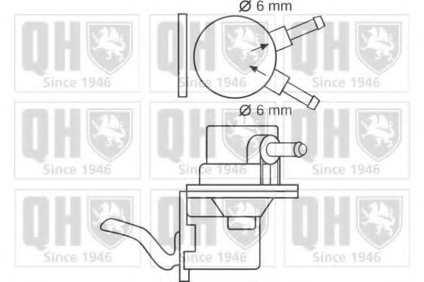 QUINTON HAZELL QFP145 Топливный насос для NISSAN (Ниссан) QUINTON HAZELL QFP145 Топливный насос для NISSAN (Ниссан)