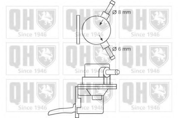 QUINTON HAZELL QFP152 Топливный насос для VOLVO 340-360 (Вольво 340-360) QUINTON HAZELL QFP152 Топливный насос для VOLVO 340-360 (Вольво 340-360)