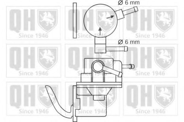 QUINTON HAZELL QFP156 Топливный насос для TOYOTA CELICA (Тойота/тоета Cэлиcа) QUINTON HAZELL QFP156 Топливный насос для TOYOTA CELICA (Тойота/тоета Cэлиcа)
