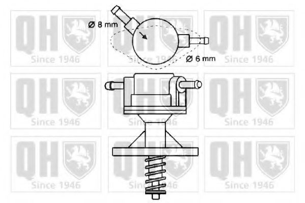 QUINTON HAZELL QFP162 Топливный насос для VOLKSWAGEN JETTA II (Фольксваген Жэтта 2) QUINTON HAZELL QFP162 Топливный насос для VOLKSWAGEN JETTA II (Фольксваген Жэтта 2)