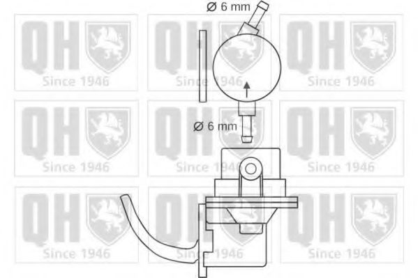 QUINTON HAZELL QFP20 Топливный насос для ROVER MINI (Ровер Мини) QUINTON HAZELL QFP20 Топливный насос для ROVER MINI (Ровер Мини)