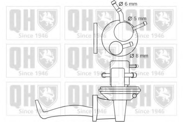 QUINTON HAZELL QFP202 Топливный насос для MAZDA 323 III (Мазда 323 3) QUINTON HAZELL QFP202 Топливный насос для MAZDA 323 III (Мазда 323 3)