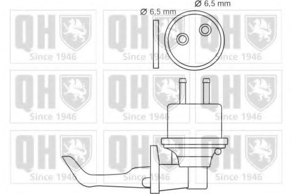 QUINTON HAZELL QFP240 Топливный насос для FIAT TIPO (Фиат Типо) QUINTON HAZELL QFP240 Топливный насос для FIAT TIPO (Фиат Типо)