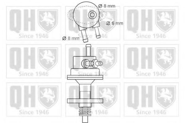 QUINTON HAZELL QFP283 Топливный насос для RENAULT ENCORE (Рено Энcорэ) QUINTON HAZELL QFP283 Топливный насос для RENAULT ENCORE (Рено Энcорэ)