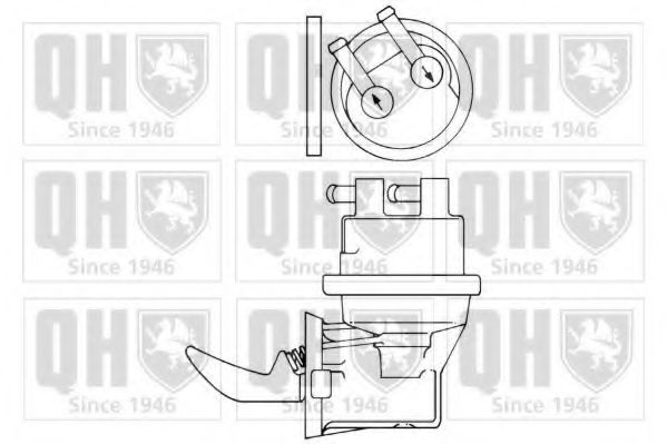 QUINTON HAZELL QFP301 Топливный насос для RENAULT EXPRESS (Рено Эxпрэсс) QUINTON HAZELL QFP301 Топливный насос для RENAULT EXPRESS (Рено Эxпрэсс)