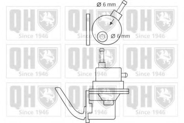 QUINTON HAZELL QFP42 Топливный насос для OPEL ASCONA B (Опель Асcона б) QUINTON HAZELL QFP42 Топливный насос для OPEL ASCONA B (Опель Асcона б)