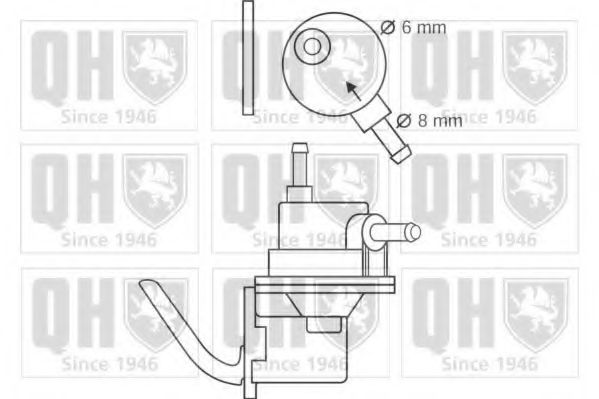 QUINTON HAZELL QFP43 Топливный насос для OPEL CORSA A (Опель Cорса а) QUINTON HAZELL QFP43 Топливный насос для OPEL CORSA A (Опель Cорса а)