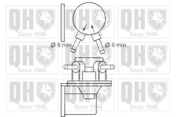 QUINTON HAZELL QFP50 Топливный насос для RENAULT LE CAR (Рено Лэ cар) QUINTON HAZELL QFP50 Топливный насос для RENAULT LE CAR (Рено Лэ cар)