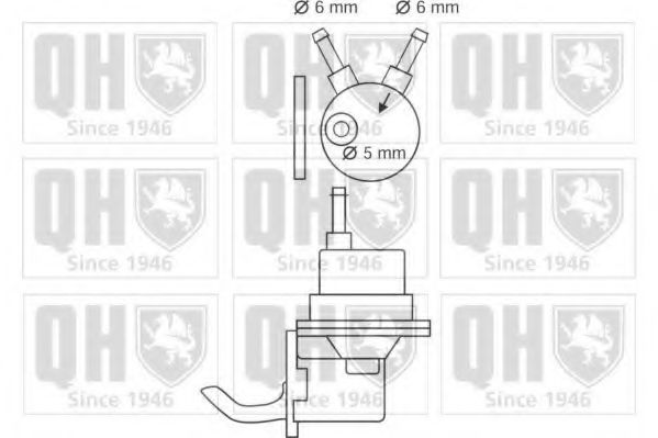 QUINTON HAZELL QFP55 Топливный насос для RENAULT ENCORE (Рено Энcорэ) QUINTON HAZELL QFP55 Топливный насос для RENAULT ENCORE (Рено Энcорэ)