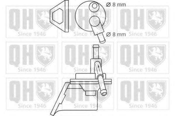 QUINTON HAZELL QFP6 Топливный насос для FIAT STRADA II (Фиат Страда 2) QUINTON HAZELL QFP6 Топливный насос для FIAT STRADA II (Фиат Страда 2)