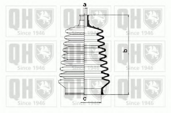 QUINTON HAZELL QG1011 Комплект пылника, рулевое управление для FORD GRANADA (Форд Гранада) QUINTON HAZELL QG1011 Комплект пылника, рулевое управление для FORD GRANADA (Форд Гранада)
