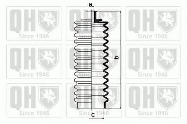 QUINTON HAZELL QG1060 Комплект пылника, рулевое управление для JAGUAR VANDEN PLAS (Ягуар Vандэн плас) QUINTON HAZELL QG1060 Комплект пылника, рулевое управление для JAGUAR VANDEN PLAS (Ягуар Vандэн плас)