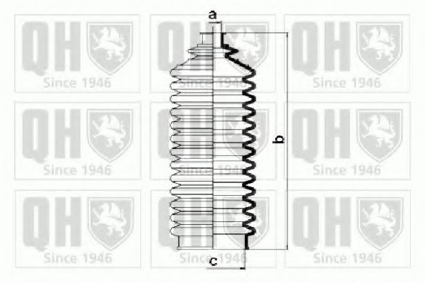 QUINTON HAZELL QG1062 Комплект пылника, рулевое управление для ROVER 2000-3500 (Ровер 2000-3500) QUINTON HAZELL QG1062 Комплект пылника, рулевое управление для ROVER 2000-3500 (Ровер 2000-3500)