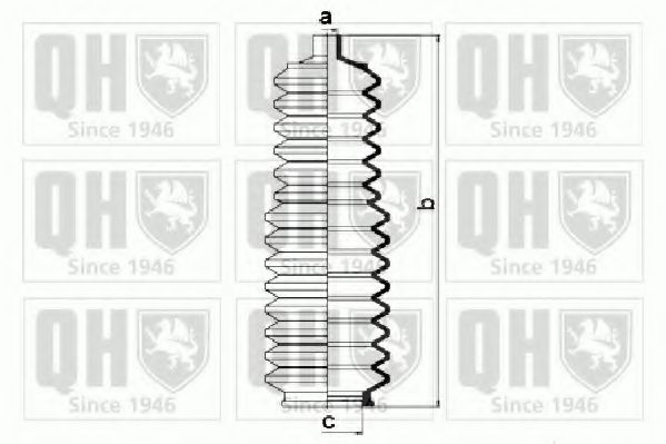 QUINTON HAZELL QG1192 Комплект пылника, рулевое управление для OPEL KADETT C (Опель Кадэтт c) QUINTON HAZELL QG1192 Комплект пылника, рулевое управление для OPEL KADETT C (Опель Кадэтт c)