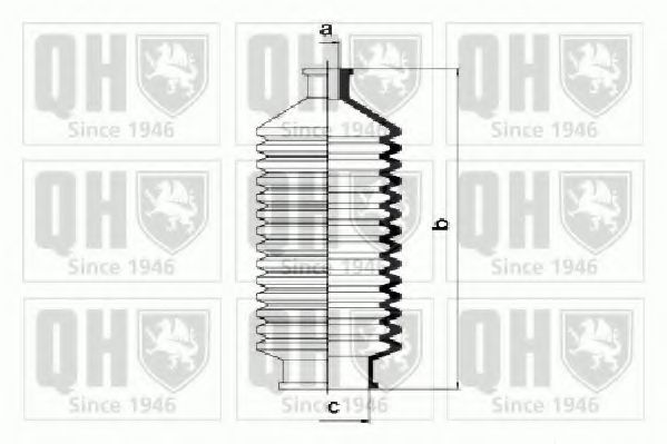 QUINTON HAZELL QG1201 Комплект пылника, рулевое управление для DAIHATSU CHARADE III (Дайхатсу Чарадэ 3) QUINTON HAZELL QG1201 Комплект пылника, рулевое управление для DAIHATSU CHARADE III (Дайхатсу Чарадэ 3)