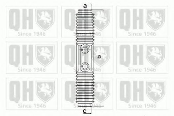 QUINTON HAZELL QG1240 Комплект пылника, рулевое управление для AUDI 80 (Ауди 80) QUINTON HAZELL QG1240 Комплект пылника, рулевое управление для AUDI 80 (Ауди 80)