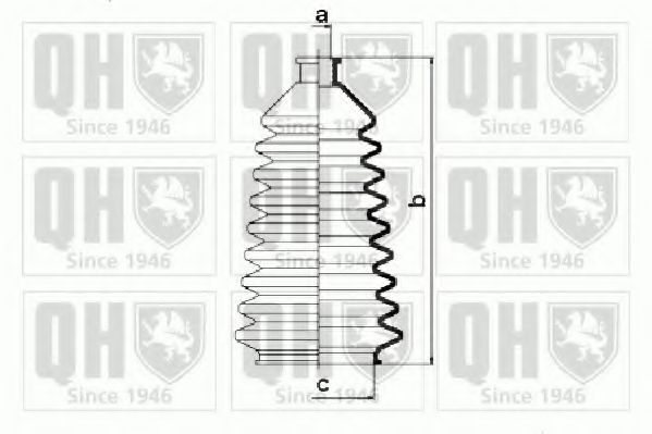 QUINTON HAZELL QG1250 Комплект пылника, рулевое управление для SUZUKI (Сузуки) QUINTON HAZELL QG1250 Комплект пылника, рулевое управление для SUZUKI (Сузуки)