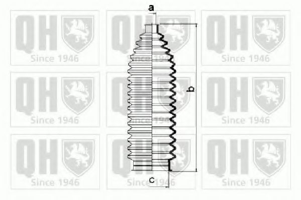 QUINTON HAZELL QG1351 Комплект пылника, рулевое управление для PEUGEOT (Пежо) QUINTON HAZELL QG1351 Комплект пылника, рулевое управление для PEUGEOT (Пежо)