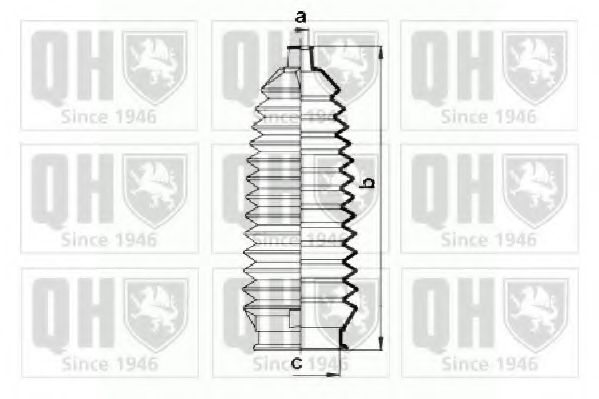 QUINTON HAZELL QG1448 Комплект пылника, рулевое управление для HONDA (Хонда) QUINTON HAZELL QG1448 Комплект пылника, рулевое управление для HONDA (Хонда)