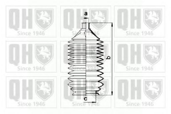 QUINTON HAZELL QG1460 Комплект пылника, рулевое управление для MAZDA 323 S VI (Мазда 323 с6) QUINTON HAZELL QG1460 Комплект пылника, рулевое управление для MAZDA 323 S VI (Мазда 323 с6)