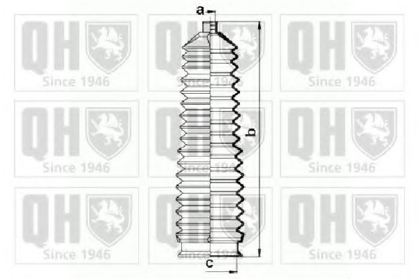 QUINTON HAZELL QG1470 Комплект пылника, рулевое управление для KIA CARNIVAL II (Киа Карнивал 2) QUINTON HAZELL QG1470 Комплект пылника, рулевое управление для KIA CARNIVAL II (Киа Карнивал 2)