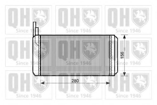 QUINTON HAZELL QHR2077 Теплообменник, отопление салона для ALFA-ROMEO (Алфа-ромэо) QUINTON HAZELL QHR2077 Теплообменник, отопление салона для ALFA-ROMEO (Алфа-ромэо)