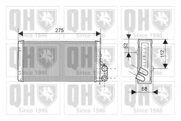 QUINTON HAZELL QHR2145 Теплообменник, отопление салона для RENAULT MASTER I (Рено Мастэр и) QUINTON HAZELL QHR2145 Теплообменник, отопление салона для RENAULT MASTER I (Рено Мастэр и)