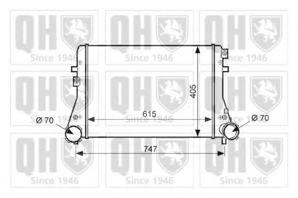 QUINTON HAZELL QIC107 Интеркулер 