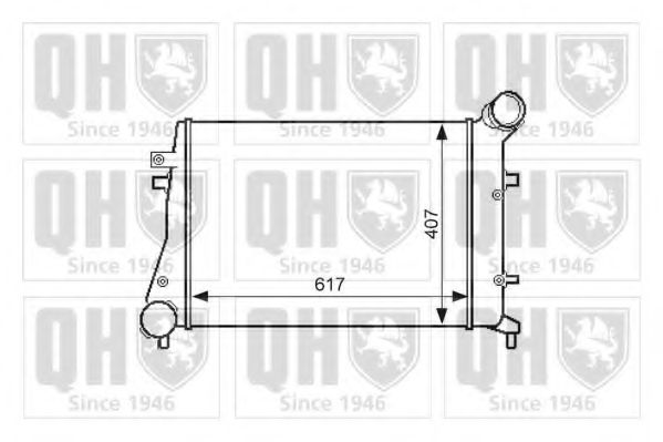 QUINTON HAZELL QIC127 Интеркулер для SEAT ALTEA (Сеат Алтэа) QUINTON HAZELL QIC127 Интеркулер для SEAT ALTEA (Сеат Алтэа)