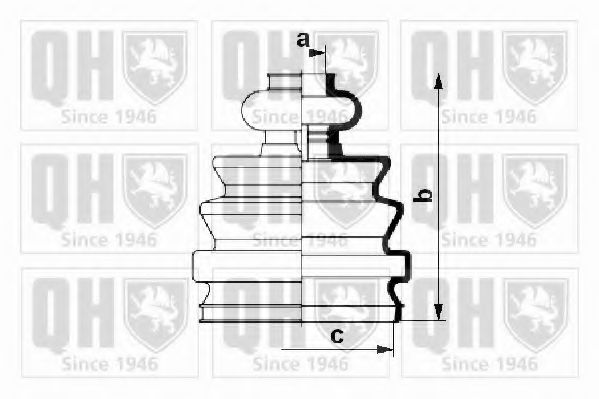 QUINTON HAZELL QJB1013 Комплект пылника, приводной вал для MERCEDES-BENZ SPRINTER 3-T (Мэрcэдэс-бэнз Спринтэр 3-т) QUINTON HAZELL QJB1013 Комплект пылника, приводной вал для MERCEDES-BENZ SPRINTER 3-T (Мэрcэдэс-бэнз Спринтэр 3-т)