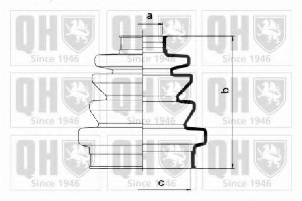 QUINTON HAZELL QJB1035 Комплект пылника, приводной вал для RENAULT SAFRANE (Рено Сафранэ) QUINTON HAZELL QJB1035 Комплект пылника, приводной вал для RENAULT SAFRANE (Рено Сафранэ)