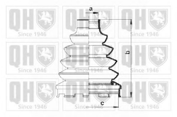 QUINTON HAZELL QJB1036 Комплект пылника, приводной вал для VOLVO V70 II (Вольво V70 2) QUINTON HAZELL QJB1036 Комплект пылника, приводной вал для VOLVO V70 II (Вольво V70 2)